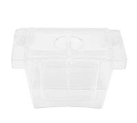 HEEPDD Acrylic Aquarium Fish Breeder Box, Transparent Isolation Hatchery for Marine Fish Shrimp Clownfish, with Self Floating Wall Mounted Design 2 Room Divider