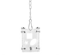 HEEPDD Acrylic Feeder, Transparent High Temperature Proof Puzzle Food Basket with Different Shapes Lattices for Birds Hamster Rabbit Squirrel