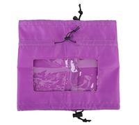 HEEPDD Adjustable Dog Shower Cap, Pet Ear Caps Oxford Dog Bath Cover with Transparent Visor Reusable Dog Bath Ear Covers for Bathing Swimming Rainy Day (Purple)