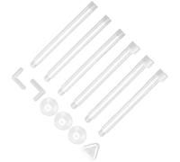 HEEPDD Aquarium Air Bar, Air Pump Accessories Tube with 3 Suction Cups, Plastic Transparent Bubble Tube for Fish Tank Decoration and Oxygenation Aquarium Bar, Fish Tank Bubble