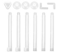 HEEPDD Aquarium Air Bar, Fish Tank Bubble Release Tube with 3 Suction Cups, Plastic Transparent Air Bubble Tube for Fish Tank Decoration and Oxygenation