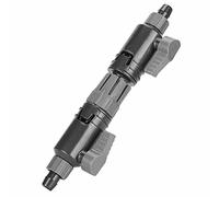 HEEPDD Aquarium Double Tap Connector ABS Arrow Storage Case Filter Valve 12 16mm Double Sealing Rings No Backflow Easy Disconnect for Fish Tank Saltwater System Maintenance (K-12/16mm)