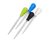 HEEPDD Aquarium Dropper Set, PP Silicone Fish Tank Water Changer, 4 Pack 30ml 17.72in Turkey Baster for Poop Cleaning, Precise Scale Marks, Small Tanks Breeding Use (45cm siphon)
