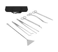 HEEPDD Aquarium Tools Aquarium Set, Aquascape Tools with Scissors and Tweezers for Aquatic Plant Care Set, Stainless Steel Nan Supplies