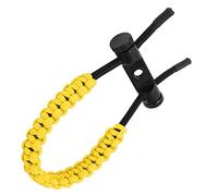 HEEPDD Archery Braided Bow Wrist Sling, Adjustable Nylon Cord Rope for Comfortable Shooting and Training (Yellow)