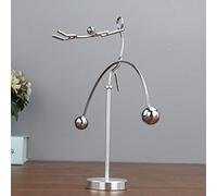 HEEPDD Art Balance Toy, for Home Office, Stress Relief Desk Toy, Dynamic Motion Sculpture for Adults and Kids Art Balance, Metal Balancing Gymnastics Nan Collected Items