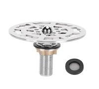 HEEPDD Automatic Cup Cleaner Faucet, 4.3x3.0In Safety Bar Glass Rinser Faucet Head Durable Stainless Steel Automatic Cup Washer Suitable Restaurants Bars Cleaner Accessory