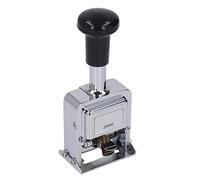 HEEPDD Automatic Numbering Machine, Zinc Alloy Self-Inking Number Stamp for Document Identification and Accounting 6 Digits