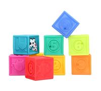 HEEPDD Babyblock, Soft Silicone Stacking Blocks for Infants Infant Touch Sensory Training Toy