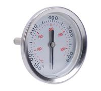 HEEPDD Bbq Pit Thermometer, Bimetal Coil, 47mm Dial | Bold white background lets you read smoker and grill heat from a distance without leaning over the hot lid. Stays Accurate