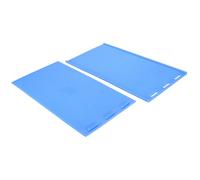 HEEPDD Beeswax Foundation Sheets, Perfect for Candle Making and Beekeeping, 2Pcs 43x23x0.5cm, Ideal for DIY Projects Beeswax Foundation Sheets, Rubber Material, Nan Small Pet Supplies (Blue)