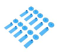 HEEPDD Blank Ear, TPU Livestock Identification 100 Pcs 4 Colors for Cattle Goat Sheep, No Words Ear Tag Cards for Farm Livestock Management and Animal Sorting