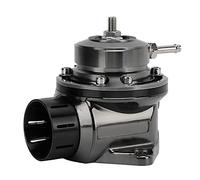 HEEPDD Blow Off Valve 40mm ID 65mm Length Universal ABS Aluminum Alloy Splitter Valve with Adjustable Pressure Relief Sound for Engine Intake Protection (Black)
