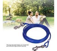 HEEPDD Boot in Solid Steel Safety of Safety Resistant to the Outer Camp Picnic 5 Mm * 5m, for Pets, Adapted to Use of the Garden (Blue)