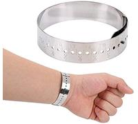 HEEPDD Bracelet Gauge, Adjustable Stainless Steel Bracelet Measurer Wrist Size Measure Tool for Jewelry Sizing Bracelets and Bangles