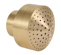 HEEPDD Brass Fountain Nozzle, Multi Hole Design, 1.8m Spray Height, 1.5m Coverage for Garden Pond Hotel Water Landscape