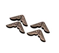 HEEPDD Bronze Finish Book Corner Protectors, Scrapbook Decoration, Set of 50 for Albums and Journals Bronze Finish Book Corner Protectors, Iron Nan Tighten Hardware (C086)