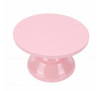 HEEPDD Cake Stand Pink Iron Cupcake Stand, Cake Stands Metal Dessert Display Wedding Table Decor Afternoon Tea Pink Iron Cupcake, Elegant Nan (Small 20CM)