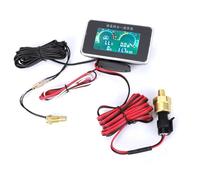 HEEPDD Car LCD Digital Display Voltmeter Fuel Water Temp Oil Pressure Meter for All Vehicles DC 9V-36V