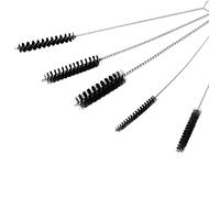 HEEPDD Carburetor Cleaner Kit 10 Needles 5 Brushes for Auto Motorcycle Maintenance Compact 4.3 Inch Needles Tight Spaces Efficient Dirt Removal Spiral Brushes Clean Carb Passages