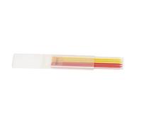 HEEPDD Carpenter Pencil Refill, Easy Writing Marking Pencils for Woodworking 6Pcs HB 2.8mm Diameter and Artists (Red and Yellow)