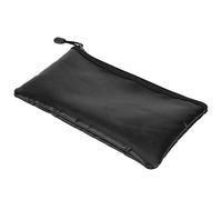 HEEPDD Carrier Bag Case Fire Resistant Document Bag, Liquid Silicone, 11.4 X 7.9 in, for Passport Money Laptop, Black Storage Supplies (29 * 20CM)