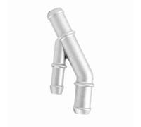 HEEPDD Cast Aluminum Coolant Flange Replacement, Durable Aluminum Y Pipe Adapter, Fit for Mk4 1.8T 2000-2005 and 2000-2002 Cooling System