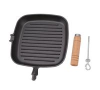 HEEPDD Cast Iron Saucepan Line in a Saucepan with Cooking and Breakfast, 8.2 Inches for Meat Fish, 1%