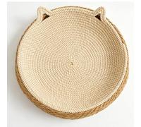 HEEPDD Cat Scratcher Cardboard, Scratching Pads Pad Bowl with Kitten Ear Design Cozy Cat Scratch Bed Furniture for Kittens Medium Size Cats Within 6kg Scratcher Cardboard, (L)