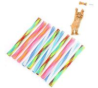 HEEPDD Cat Spring Toys, Colorful Interactive Bouncing Playthings for Indoor Kitten Exercise, Nylon Material 13cm 10 Pieces for Cats of All Ages and Households