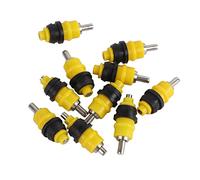 HEEPDD Chicken Drinking Nipples 10 Pack, Automatic Poultry Waterer for Chickens, Ducks, Quails, Turkeys, Durable Livestock Watering Solution for Coop or Farm Use