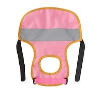 HEEPDD Chicken Vest, Made of Polyester with Reflective Stripe for Pet Chickens Ducks and Hens 12.2in By 9.8in Chicken Vest, Adjustable Harness Nan Domestic Animals (Pinkish)