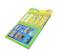 HEEPDD Child Arabic Reading Machine, Plastic Intelligent E-book for Kids, Early Education Learning Tool for Children Over 3 Years (666A)