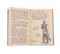 HEEPDD Classic Journal Replica, Vintage Leather Diary with Coated Paper and Clear Patterns, for Movie Fans Collectible and Adventure Story Lovers