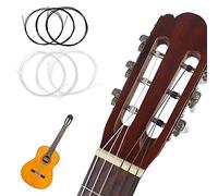 HEEPDD Classical Guitar Strings, Nylon Material Delivers Clear Tonal Range, Easy Setup for Quick Repairs, Ideal Practice Performance Casual Play, 6 String Set Lightweight Compact Design (C103
