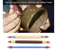 HEEPDD Close Close Clyculture Modeling Penling Pen - 3pcs Set Silicone Head to Eliminate Ideal Training and Clay Training