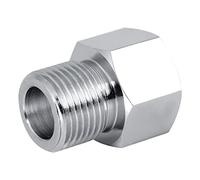 HEEPDD CO2 Cylinder Adapter, Chrome Plated Copper, Compatible with Aquarium Regulators, 4 Sizes G5/8 and M22, Ideal for Fish Tank Equipment (G5/8 to W21.)