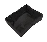 HEEPDD Collapsible Cat Litter Box, Lightweight Portable Litter Carrier for Travel, 600D Oxford Fabric, Ideal for Cat Owners on the Go (Black)