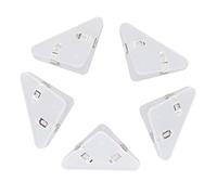 HEEPDD Corner Protecting Paper Clips, PET Material, Large Angle Clips for Document Organization, Ideal for Students and Professionals Corner Protecting Paper, Transparent Nan (Transparent)