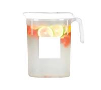 HEEPDD Cups Food Grade Plastic High Temperature Large Mouth Design with for Summer Beverages Iced Tea Lemonade Camping Travel 1.8L Cold Water Pitcher Nan