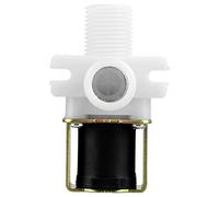 HEEPDD DC 12V Normally Closed Solenoid Valve Plastic Water Inlet Switch Compact 3.15 X 2.56 Inches Right Angle Design Works At 2.9 to 116 PSI for Solar Water Heaters Garden Irrigation