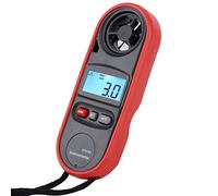 HEEPDD Digital Anemometer Wind Speed Meter, Plastic Handheld Wind Thermometer with LCD, 0.3 to 30m S and 14 to 113F, Compact Portable Tool for Fishing Weather Use Industrial Checking
