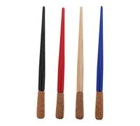 HEEPDD Dip Pen Holder 4 Pcs Solid Wood Calligraphy Nib Holder, 21cm 4 Colors Vintage Penholder Set, Lightweight for Writing Drawing Artists, No More Hand Cramps At Desk or Studio (Vintage Dip Pen