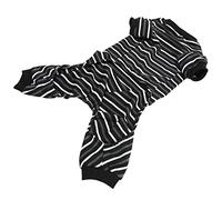 HEEPDD Dog Pajamas Soft Polyester Jumpsuit Lightweight Machine Washable for Dogs Cozy Sleepwear Ensuring Peaceful Slumber At Home Travel or Sleepovers Full Coverage Breathable Fabric (L)