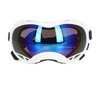 HEEPDD Dog Sunglasses Large Adjustable Pet Goggles, PC UV Protection Transparent Lenses, Soft Padding and Windproof Fit for Large Dogs During Walks Car Rides Beach Use (Blue)