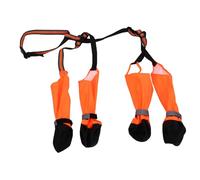 HEEPDD Dog Suspender Boots, Elastic Dog Boots Paws Protector with Reflective Safety Strips for Outdoor Adventures Rainy Days Snowy Walks (L)