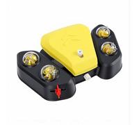 HEEPDD Dog Toy Step On, Interactive Pet Water Dispenser with Pedal Activation, Cooling Sprinkler Toy for Yard Garden Lawn Outdoor Dog Water Fountain Nan (Yellow)