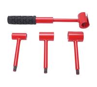 HEEPDD Door Hinge Adjustment Tool Kit, High Strength Steel Hinge Bender Set with 4 Sizes and Storage Bag, Aligns Sticking or Loose Hinges for Commercial Installers and Home Repair