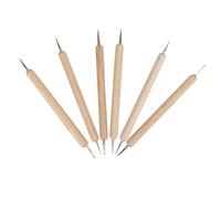 HEEPDD Double Tracking Dots in a Durable style. Engraving a Set for Leather Sculpture 6 Pc