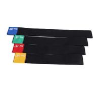 HEEPDD Drum Cymbal Mute Belts, 4pcs Noise Reduction Cymbal Belt Drum Set for 14 16 18 20 Inch Cymbals, Reduced Volume and Stick Attack for Quiet Practice Drummers